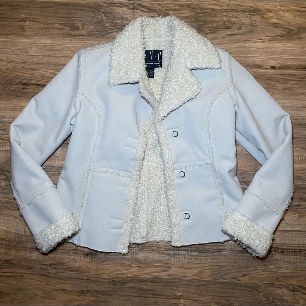 vintage y2k shearling penny lane jacket